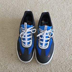 Nike Black and Blue Men's Sneakers